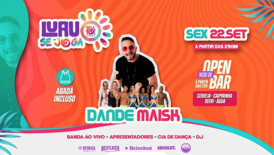 Cartaz   Complexo de Lazer Ta Ta - Praia de Taperapuan, Sexta-feira 22 de Setembro de 2023