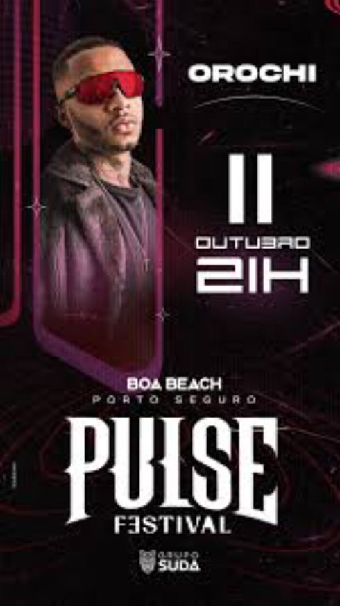 Cartaz   Boa Beach - Av. Beira Mar, 5320 - Praia de Taperapuan, Sábado 11 de Outubro de 2025