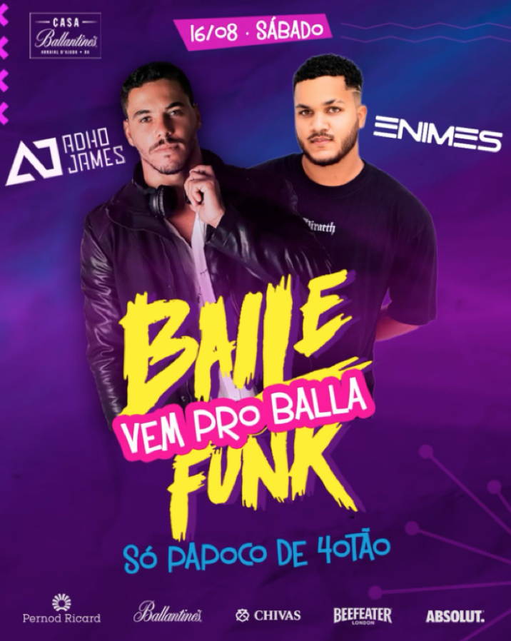 Cartaz   Balla Club - Rua du Mucug, 250, Sábado 16 de Agosto de 2025