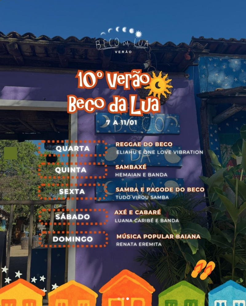Cartaz   Beco da Lua, Domingo 11 de Janeiro de 2026
