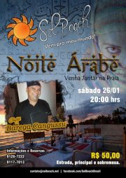 Cartaz   Sol Beach Brasil - Estrada do Parracho 1770 (praia do Mucug), Sábado 9 de Março de 2013