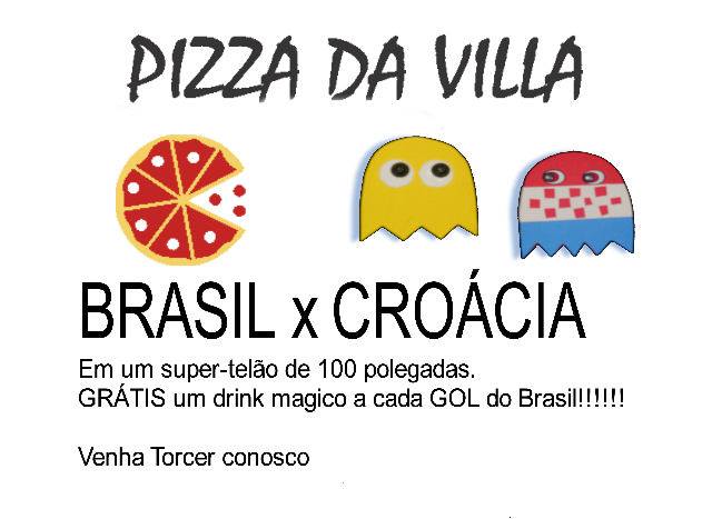 Cartaz   Pizza da Villa - Alameda dos Oitis, 50, Quinta-feira 12 de Junho de 2014