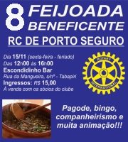 panfleto VIII Feijoada Beneficente RC de Porto Seguro