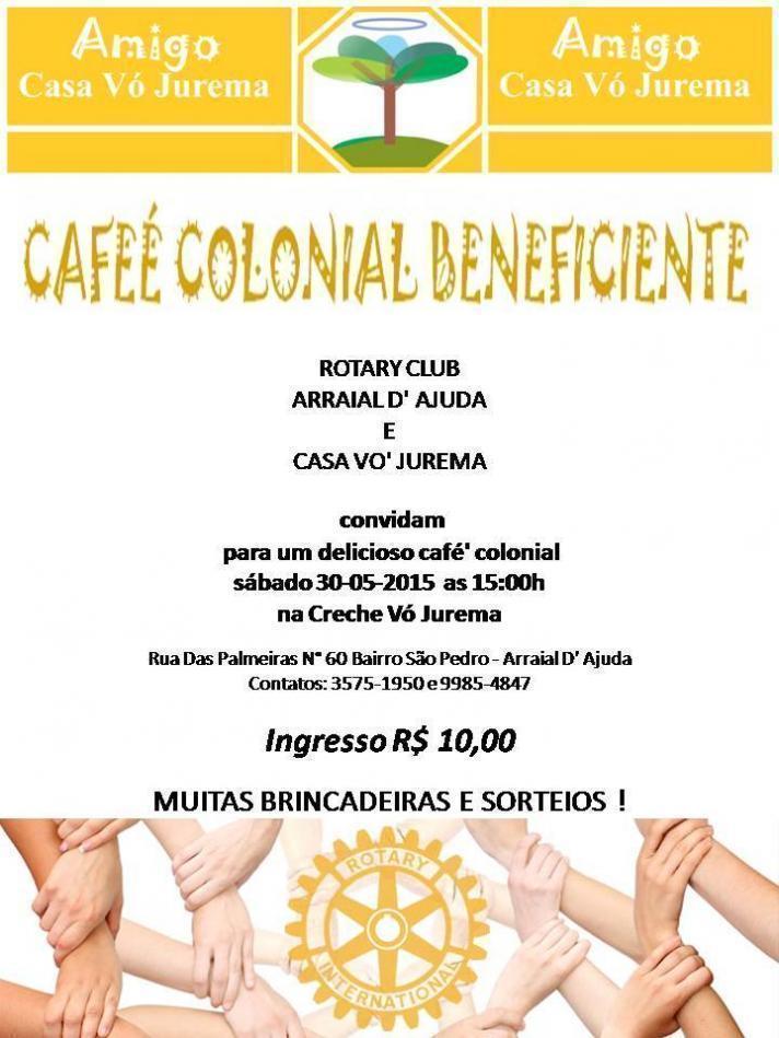 Cartaz   Creche da V Jurema - Rua das Palmeiras, 60 - Bairro So Pedro, Sábado 30 de Maio de 2015