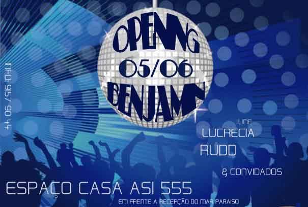 Cartaz   Espao Casa Asi 555 - em frente a recepo do Mar Paraso, Sexta-feira 5 de Junho de 2015
