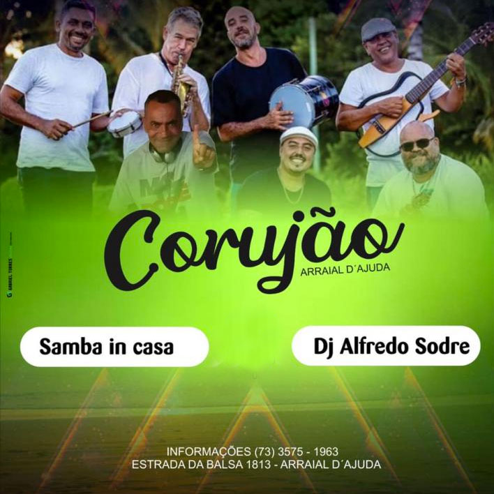 Cartaz  - Corujo - Estrada da Balsa, 1813 - Praia de Araape, Sábado 21 de Janeiro de 2017