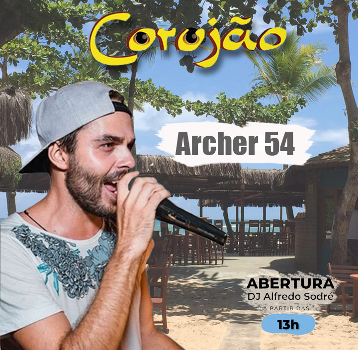 Cartaz  - Corujo - Estrada da Balsa, 1813 - Praia de Araape, Sábado 29 de Julho de 2023