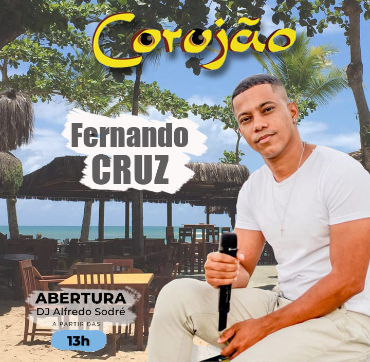 Cartaz  - Corujo - Estrada da Balsa, 1813 - Praia de Araape, Sábado 15 de Julho de 2023