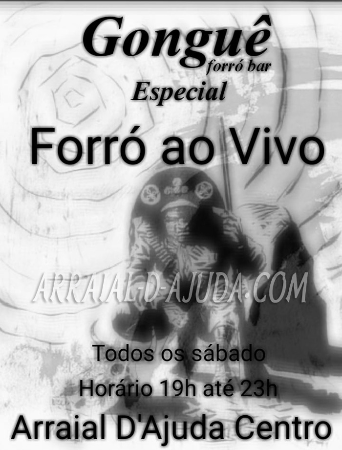 Cartaz  - Gongu Forr Bar - Rua Carlos Alberto Parracho, Sábado 5 de Novembro de 2022