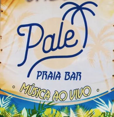 Cartaz  - Pale Praia Bar - Estrada da Balsa, 100, Sábado 8 de Abril de 2023