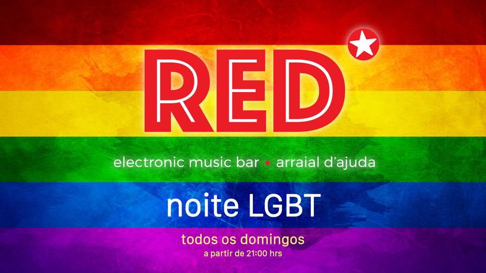 Cartaz  - Red Club - Rua do Mucug, 301, Domingo 8 de Abril de 2018