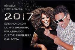 panfleto Reveillon com Simoninha & Paulo Lima