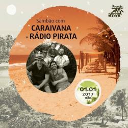 panfleto Sambo com Caraivana + Rdio Pirata