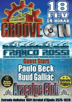 panfleto Groove on the beach