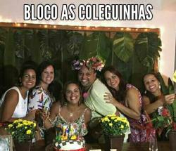 panfleto Bloco As Coleguinhas