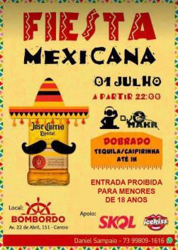 panfleto Fiesta Mexicana