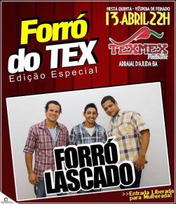 panfleto Forr do Tex - Forr Lascado