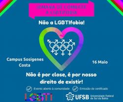 panfleto 1 Semana de Combate a LGBTIfobia