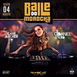 panfleto Cah Archer + Baile do Morocha com DJ Kuko
