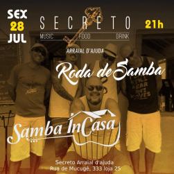 panfleto Samba InCasa