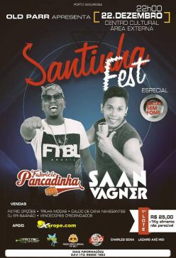 panfleto Santinha Fest