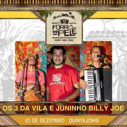 panfleto Os 3 da Vila e Juninho Billy Joe