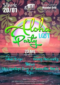 panfleto Aloha LGBT Party