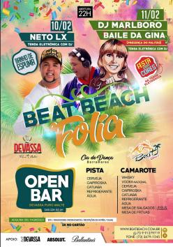 panfleto Beat Beach Folia