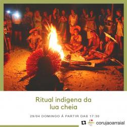 panfleto Ritual indgena Patax da Lua Cheia