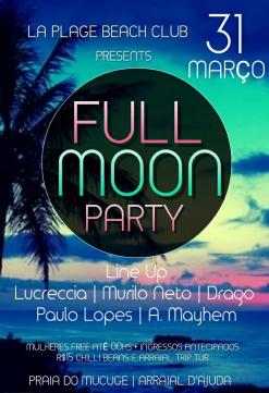 panfleto Full Moon Party