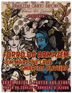 panfleto Marcone Cruz & Marcos Oliveira