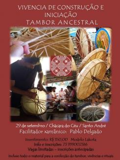 panfleto Construo e Iniciao ao Tambor Ancestral