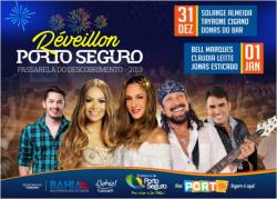 panfleto Rveillon Porto Seguro - BELL MARQUES, CLAUDIA LEITTE, Jonas Esticado