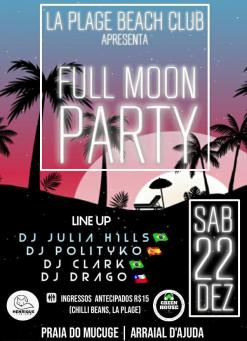 panfleto Full Moon Party