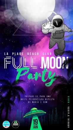 panfleto Full Moon Party