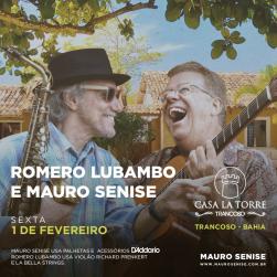 panfleto Romero Lubambo e Mauro Senise
