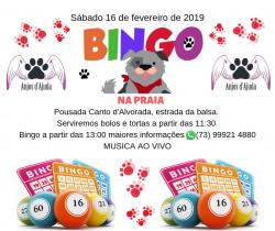 panfleto Bingo na praia