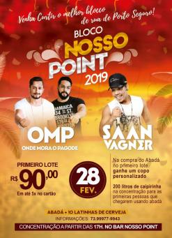 panfleto Bloco Nosso Point