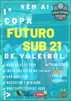 panfleto 1 Copa Futuro Sub21 de Voleibal