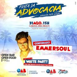 panfleto Festa Advocacia - White Party