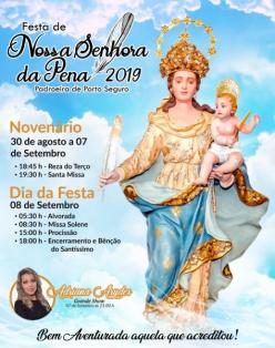 panfleto Festa de Nossa Senhora da Pena