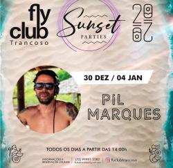 panfleto FlyClub Sunset Parties: Pil Marques