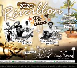 panfleto Reveillon P na Areia 2020