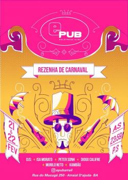 panfleto Rezenha de Carnaval