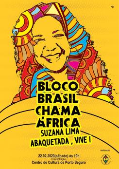 panfleto Bloco Brasil Chama África