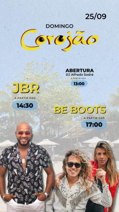 panfleto JBR + DJs Be Boots