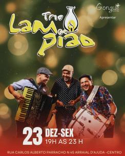 panfleto Forr ao vivo - Trio Lampio