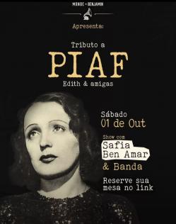 panfleto Tributo  Edith PIAF