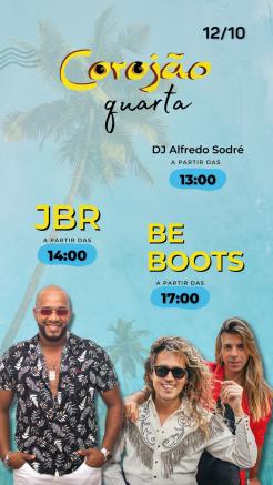 panfleto JBR Cantor + DJs Be Boots