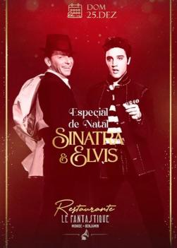 panfleto Especial de Natal - Sinatra & Elvis